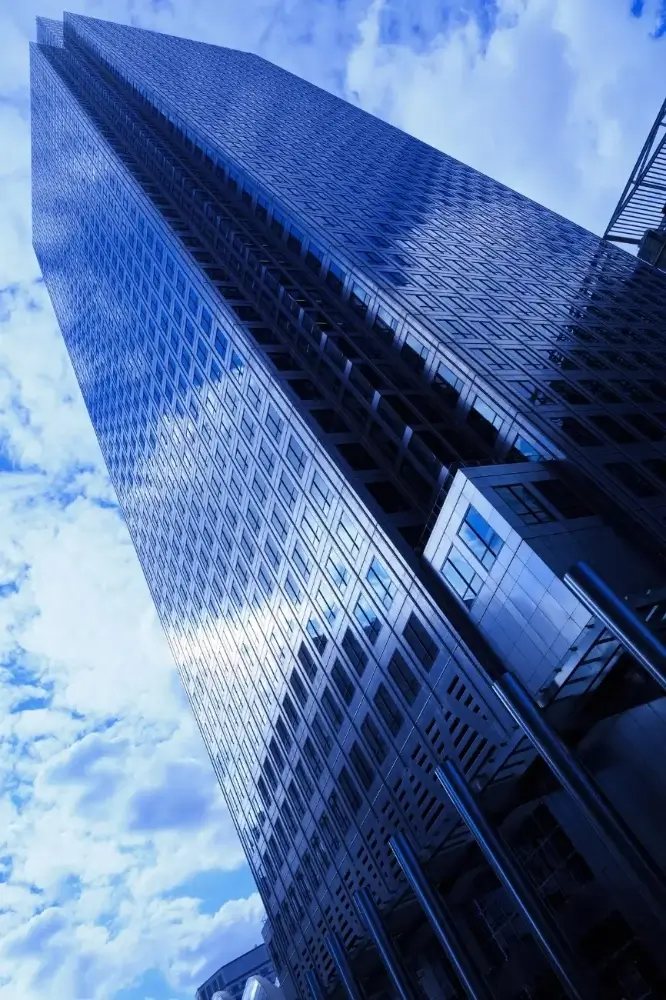 Picture of a glass skyscraper